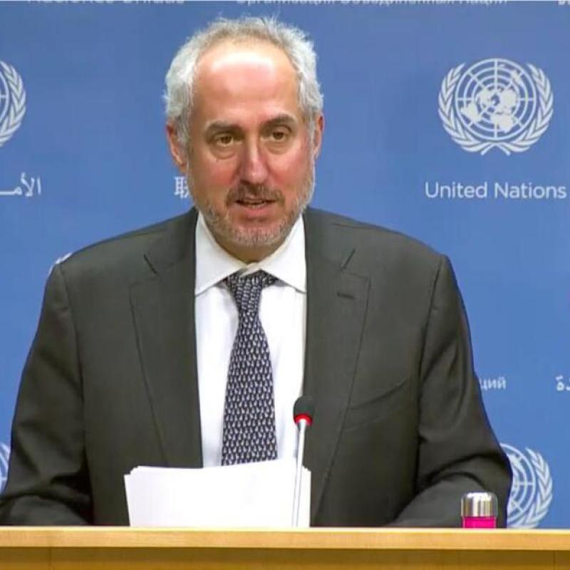 Le porte-parole du secrétaire général de l’ONU, Stéphane Dujarric [photo d'illustration]