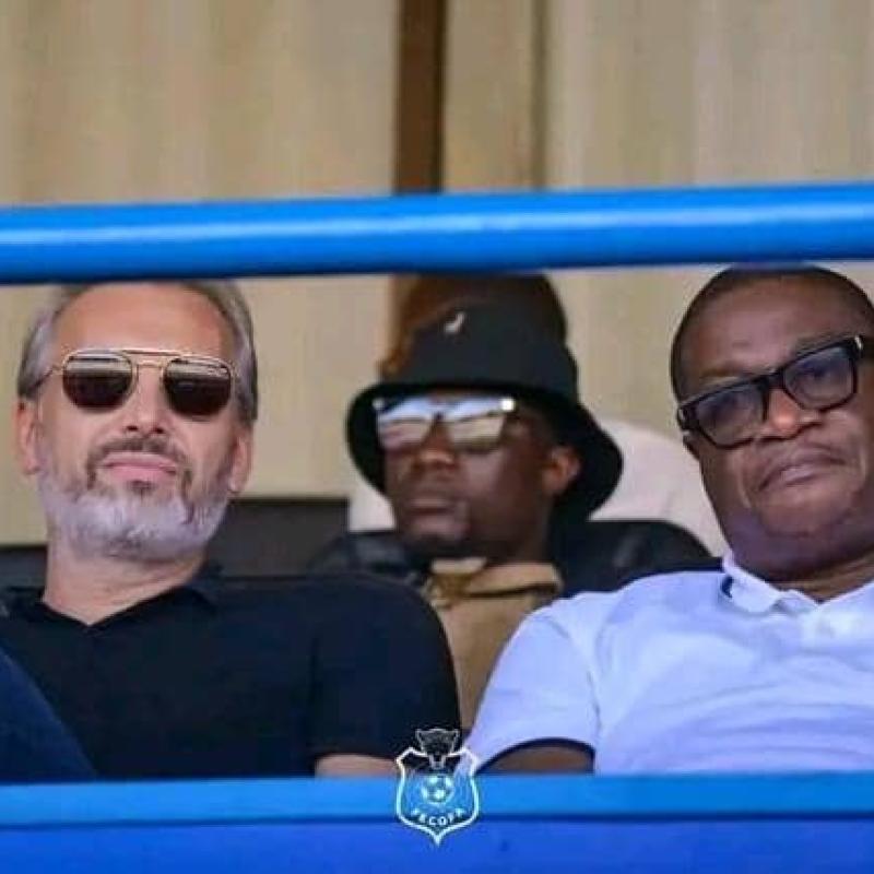 Sébastien Desabre et Dodo Landu lors d'une rencontre au Stade des Martyrs. [Photo d'illustration]