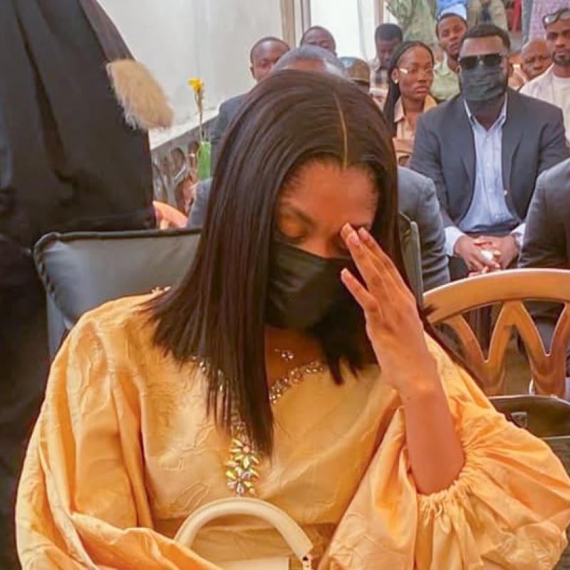 La chanteuse Rebo Tchulo lors du procès au tribunal militaire de Kinshasa [photo d'illustration]