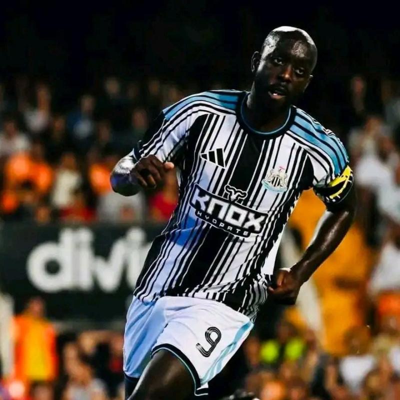 L’internationale congolais Yoane Wissa celebrant son but lors du match de pré-saison de Newcastle [photo d'illustration]