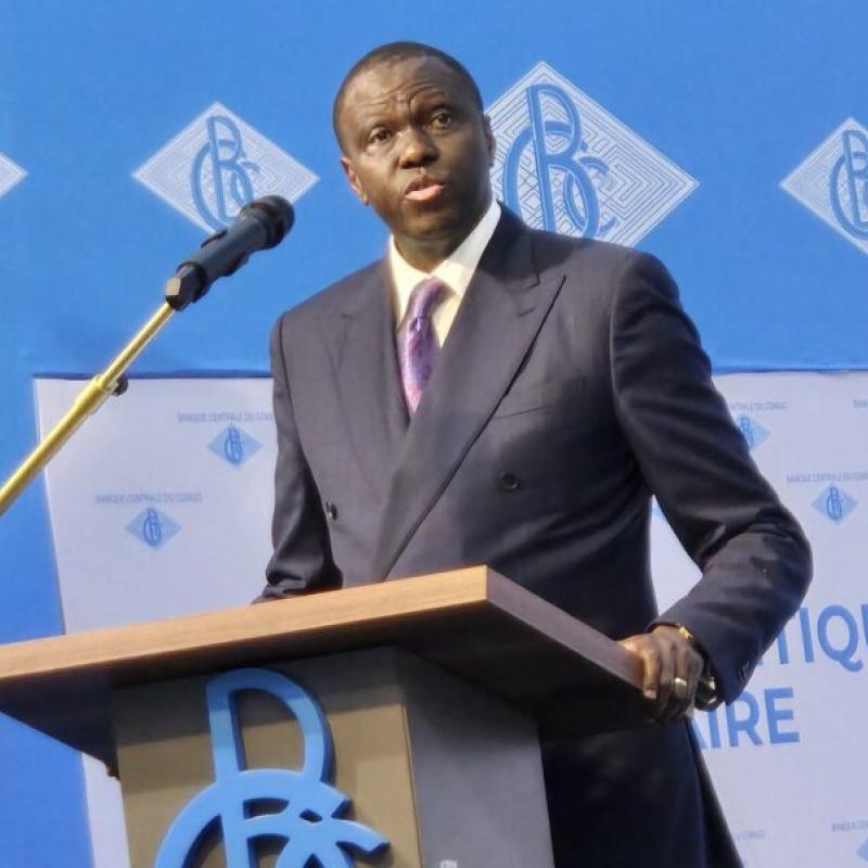 André Wameso, gouverneur de la Banque centrale du Congo [photo d'illustration]