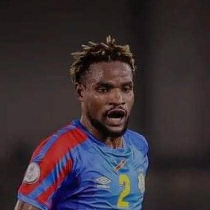Henock Inonga Baka sous les couleurs de la RDC lors de la CAN Côte d'Ivoire 2024. [Photo d'illustration]