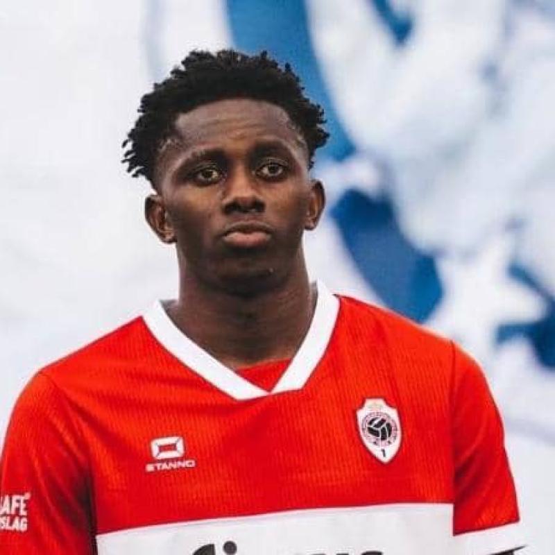 Le jeune international U23 congolais Jules Ahoka sous les couleurs d'Antwerp, club de la Jupiler pro League belge.