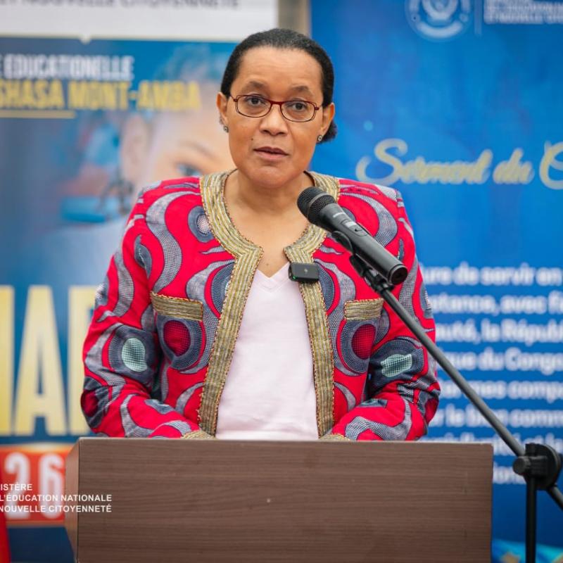 La ministre de l'Éducation nationale, Raissa Malu [photo d'illustration]