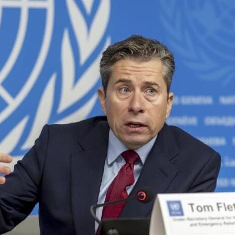 Tom Fletcher, Secrétaire général adjoint de l’ONU et Coordonnateur des secours d’urgence de l’OCHA [photo d'illustration]