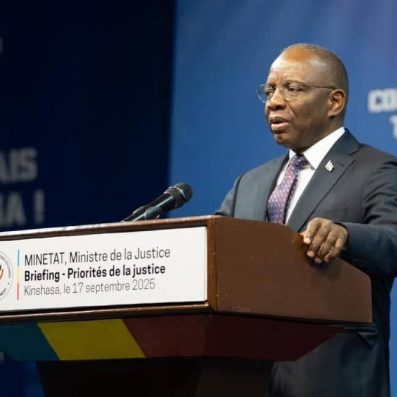 Guillaume Ngefa, ministre de la Justice en RDC