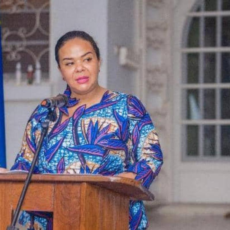 La ministre congolaise des Affaires Etrangères, Thérèse Kayikwamba Wagner