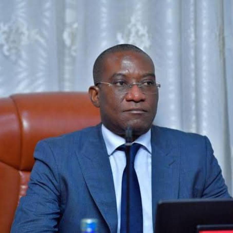 Le ministre du Plan, Guylain Nyembo, lors d'une réunion de Conseil des ministres [photo d'illustration]