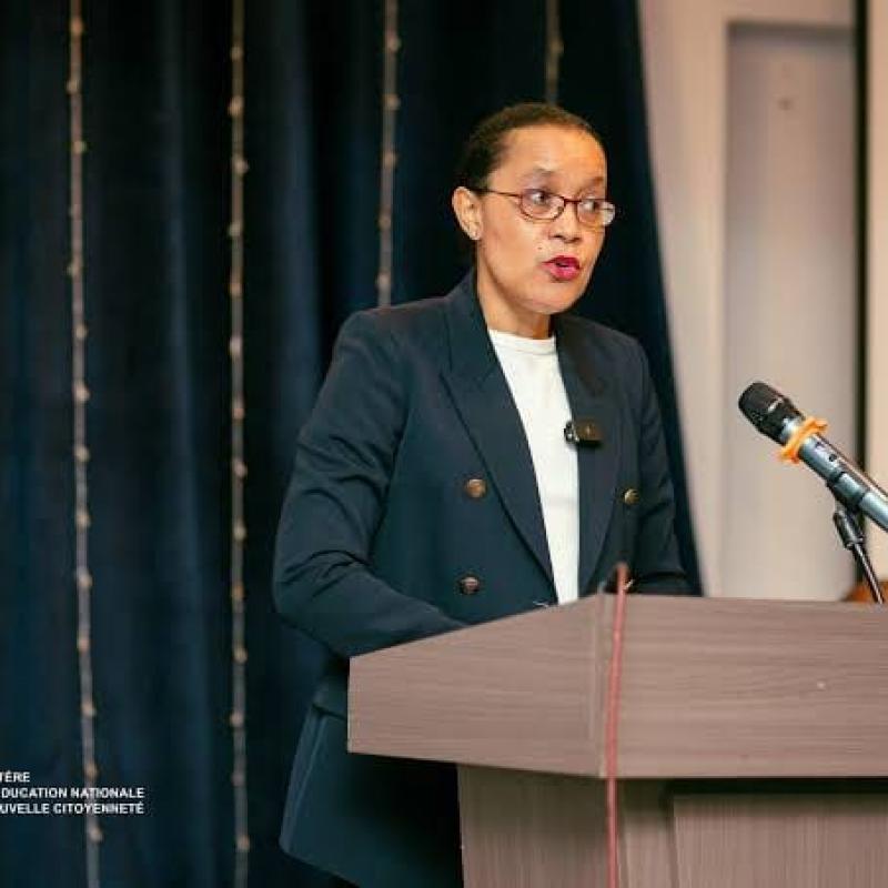 La ministre de l’Éducation nationale, Raïssa Malu [photo d'illustration]