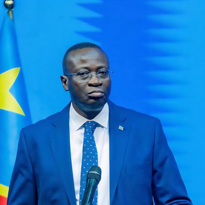Daniel Mukoko Samba,  VPM de l’Économie nationale de la RDC