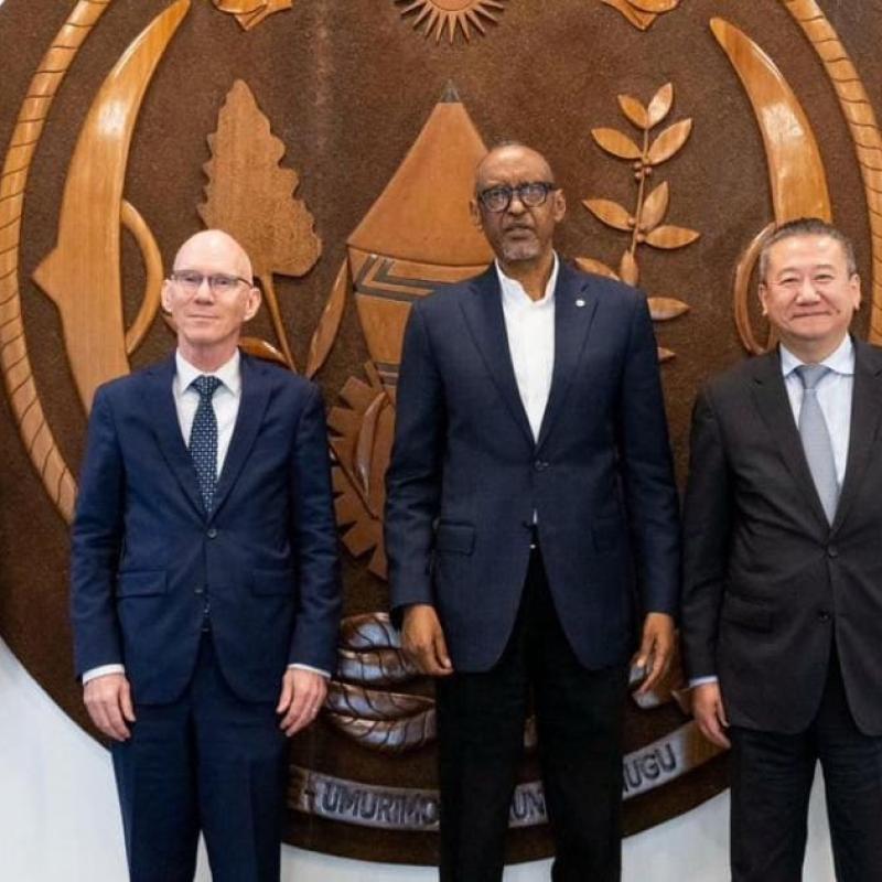 Le président rwandais Paul Kagame, le chef de la MONUSCO, James Swan et Huang Xia, envoyé spécial du secrétaire général de l'ONU pour la région des Grands Lacs [photo d'illustration]