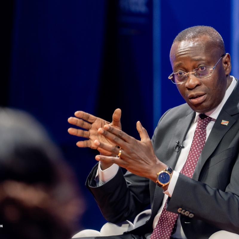 Daniel Mukoko Samba, vice-Premier ministre, ministre chargé de l'Économie nationale