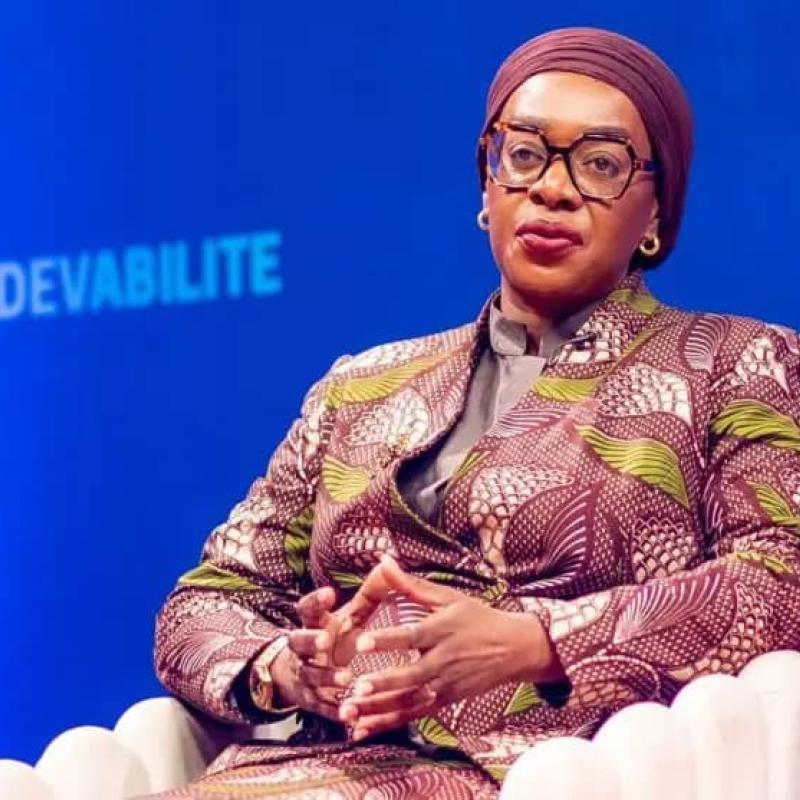 Yolande Elebe, ministre de la Culture, Arts et Patrimoine