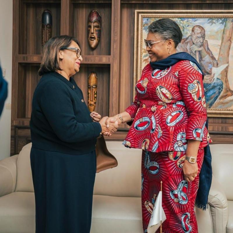 La Première ministre Judith Suminwa et la Baronne britannique Sandip Verma [photo d'illustration]