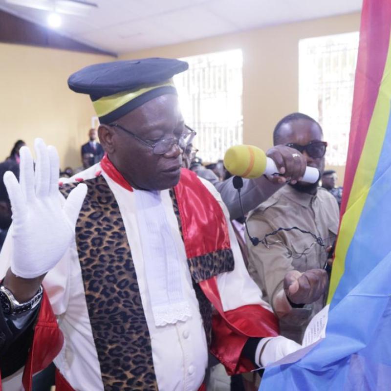 Le nouveau Procureur général près la Cour d'appel du Kongo Central, Didier Ile Osikambile