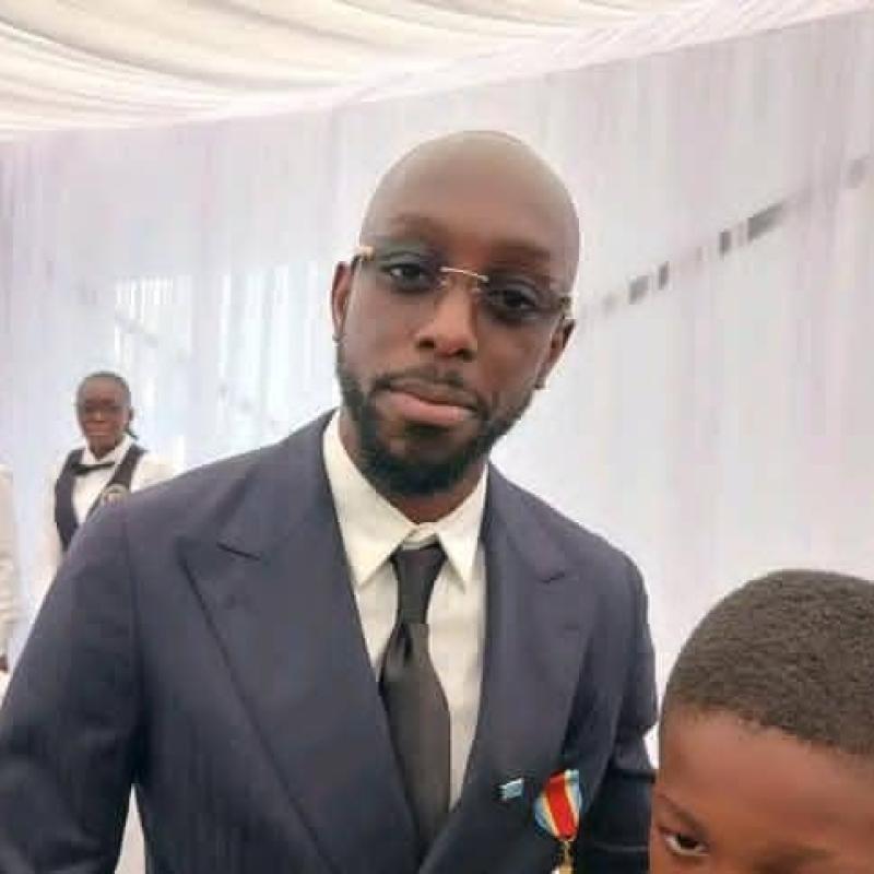 L'attaquant congolais Yoane Wissa à la Cité de l'Union africaine.