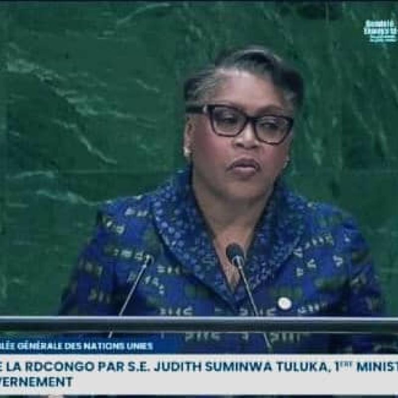 À New York, la Première ministre Judith Suminwa Tuluka porte la voix de la République démocratique du Congo devant l’Assemblée générale des Nations Unies.