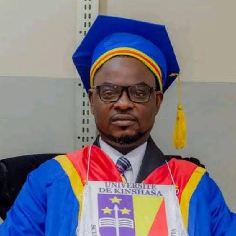 Joël Nzampungu Imbole, professeur à l'École de Criminologie de l'Université de Kinshasa