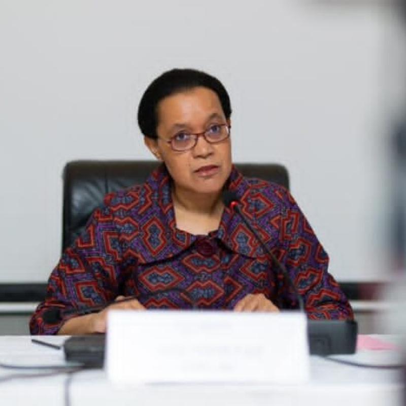 La ministre de l’Éducation nationale, Raïssa Malu Dinanga