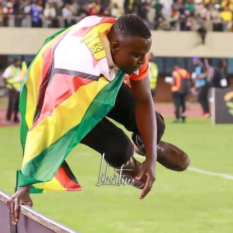 Un supporter Zimbabwéen au National Sports Stadium de Harare lors du match Zimbabwe-RDC. [Photo d'illustration]