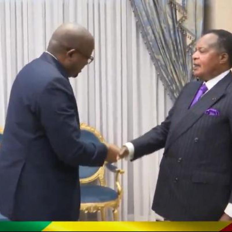 Floribert ANZULUNI, Ministre de l'intégration régionale reçu en audience par Dénis SASSOU NGOUESSO, Président de la République du Congo