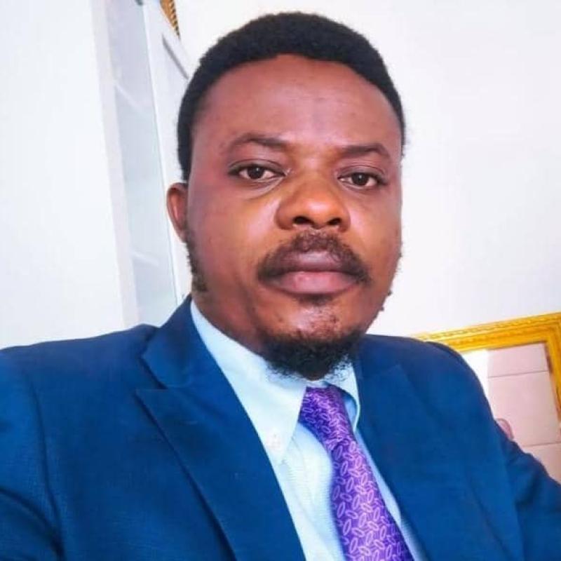 Espoir Botumba,  journaliste et directeur général du média en ligne opulence.cd