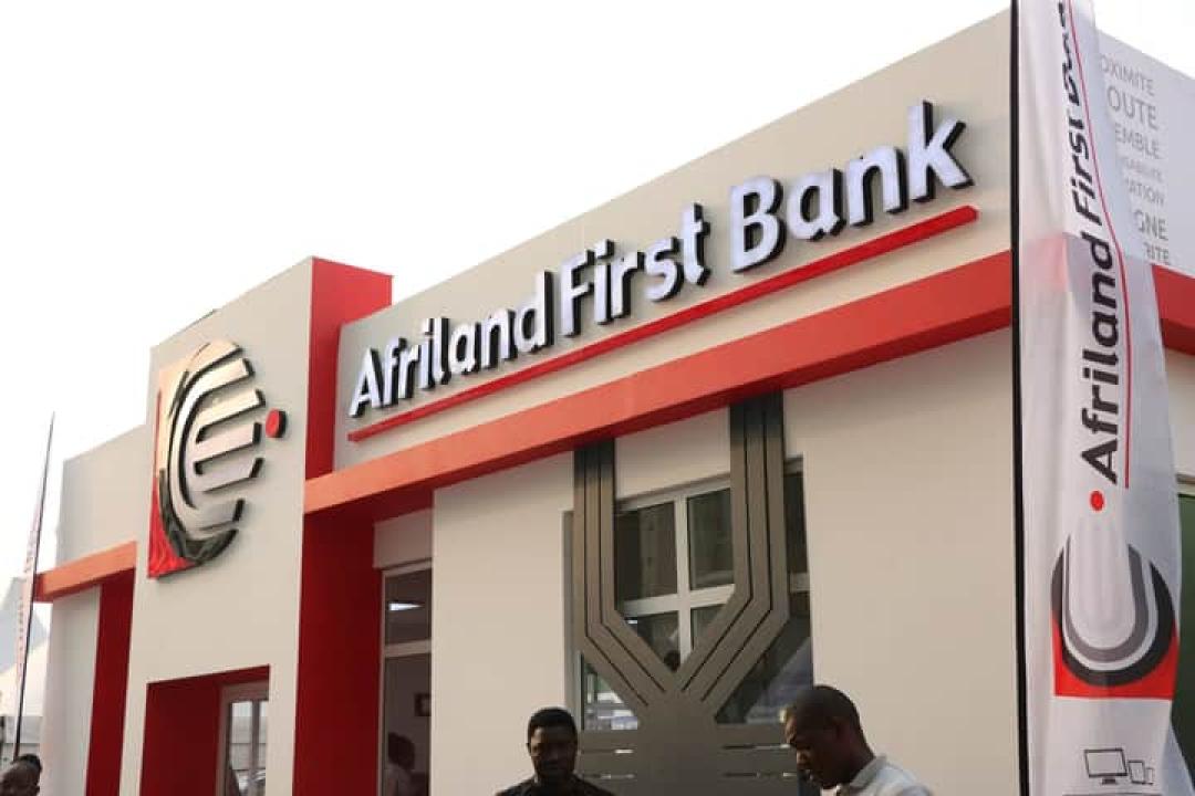Le siège d'Afriland First Bank à Kinshasa