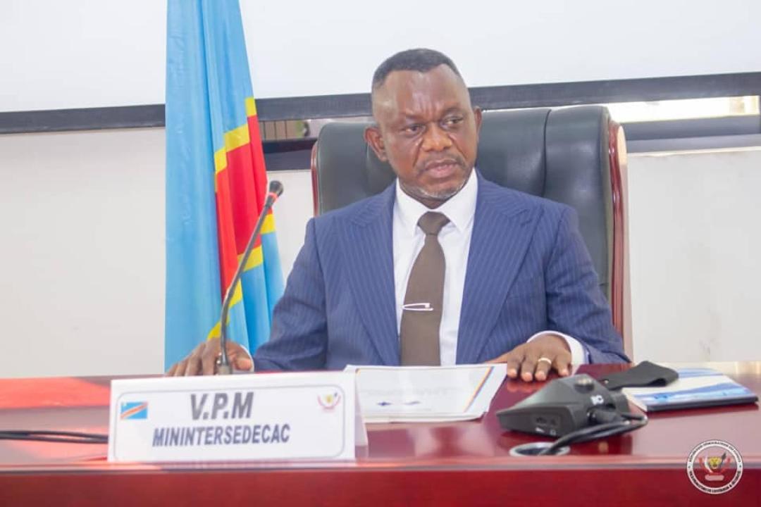 Eruption volcanique de Nyiragongo: le VPM Intérieur,  Daniel ASELO ranime le centre de coordination des opérations  pour prévenir et gérer les catastrophes