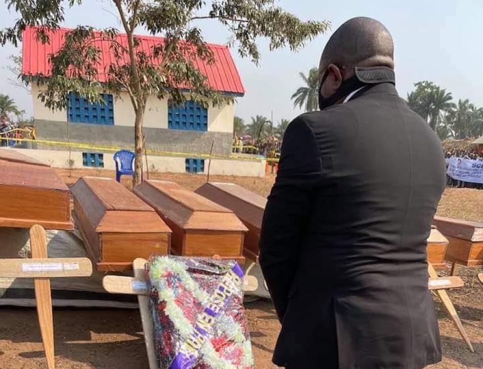 Le ministre des droits humains s'incline en mémoire des victimes du carnage de Kazumba