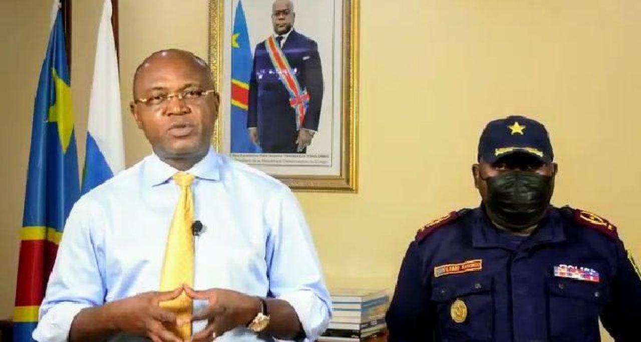 Gentiny Ngobila et Sylvano Kasongo.