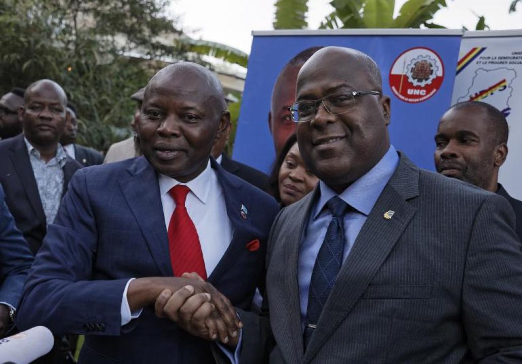 Tshisekedi et Kamerhe Accord Nairobie