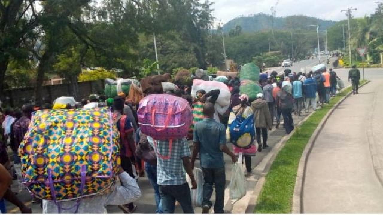 Retour progressif des habitants de la ville de Goma