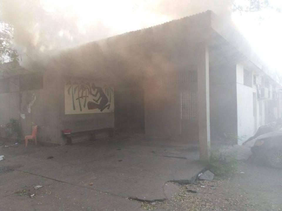 incendie studio RTNC