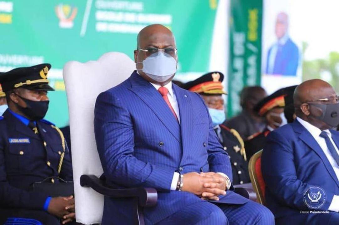 Félix Tshisekedi brevets aux 25 lauréats de l'école de guerre