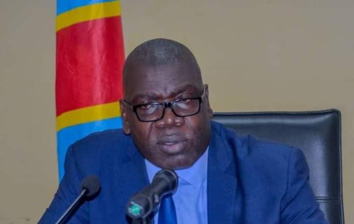 Le gouverneur du Kasaï, Dieudonné Pieme