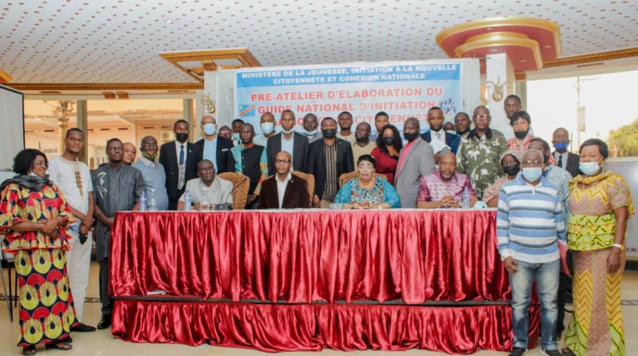 Les participants aux travaux de pré-atelier de l'élaboration du guide de la nouvelle citoyenneté