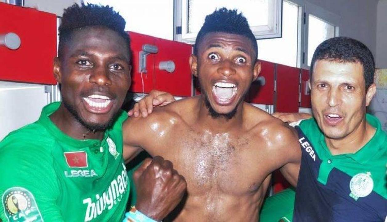 Malango et Ngoma sacrés champions avec le Raja Casablanca