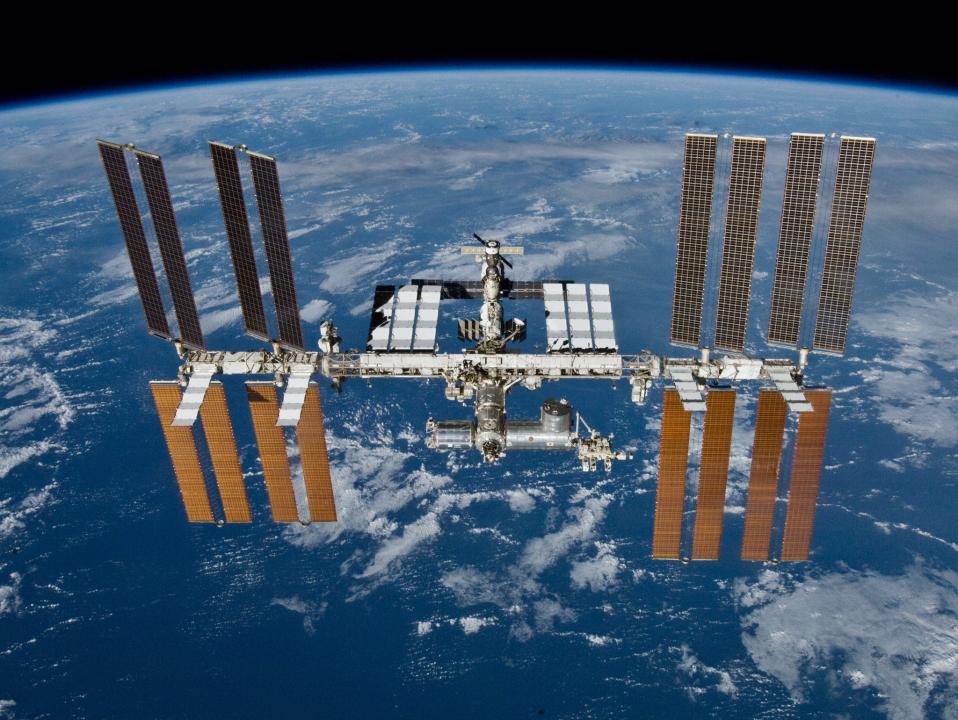 La station internationale de l'agence spatiale européenne