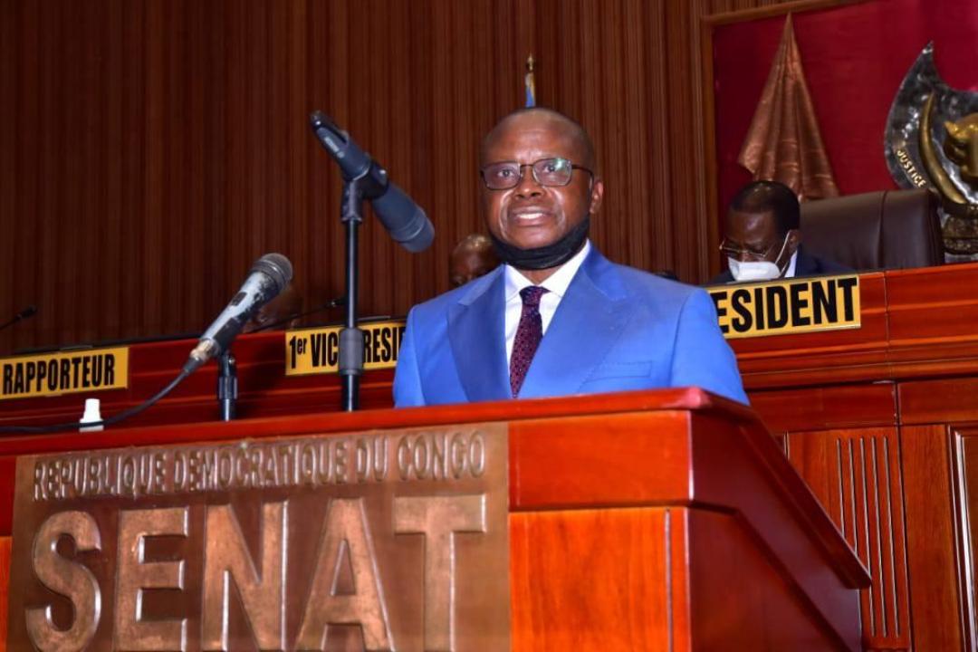 le ministre des Transports, Chérubin Okende invité par les sénateurs pour la première fois depuis sa nomination 