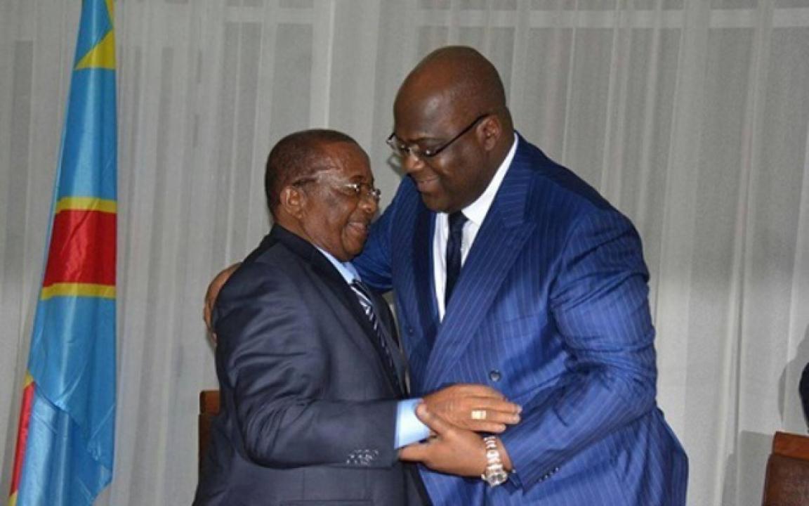 Félix Tshisekedi et Gabriel Kyungu