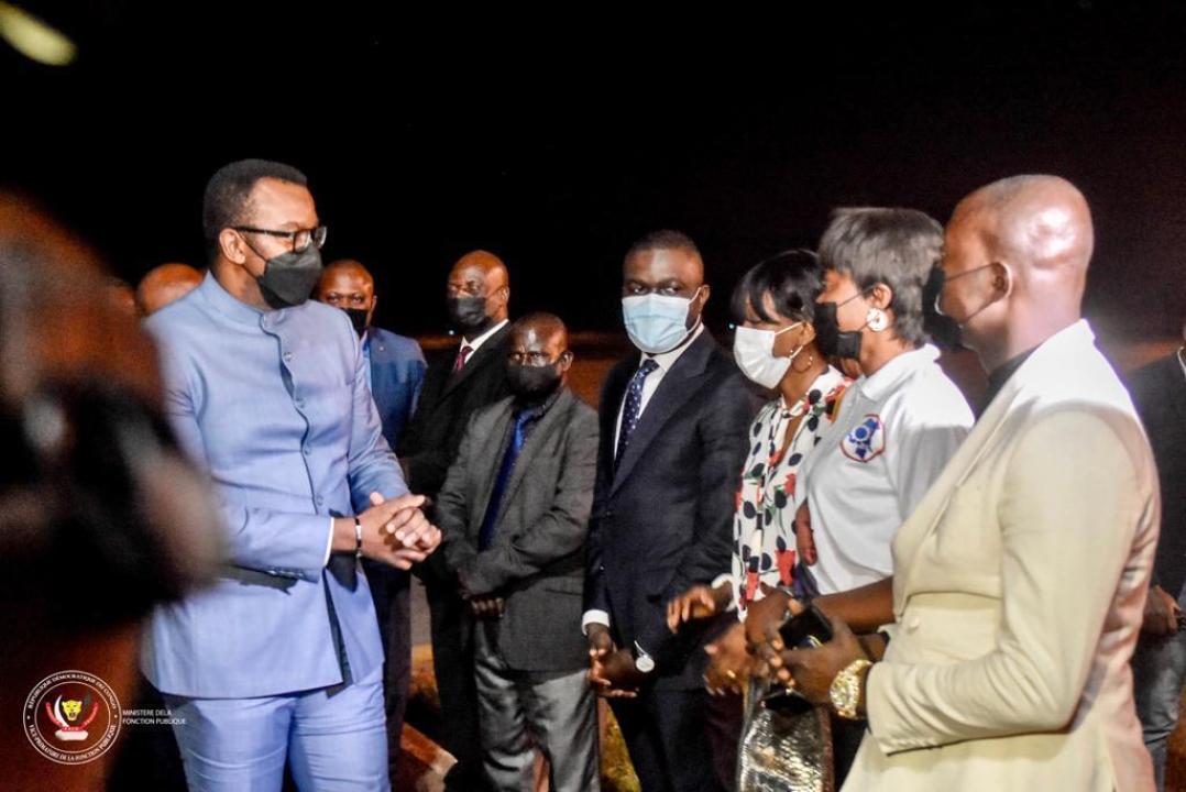 Arrivée de VPM Jean-Pierre Lihau à Lubumbashi dans le Haut-Katanga