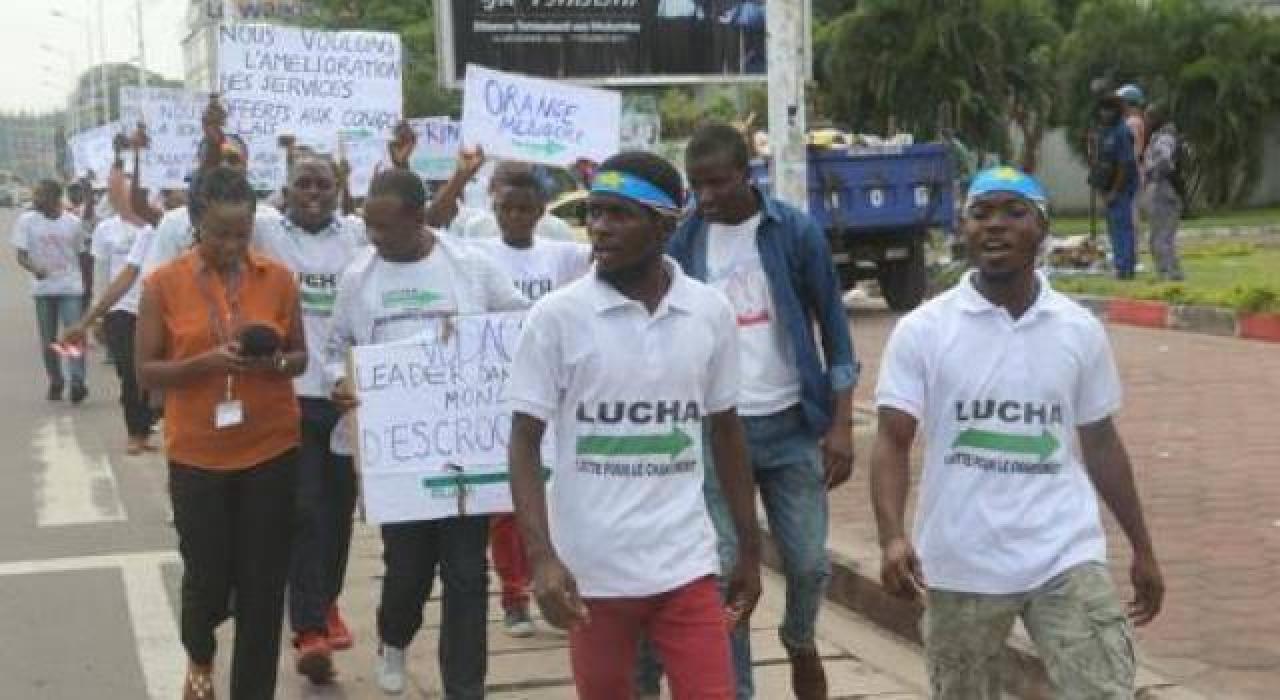 Lucha en sit-in Kinshasa