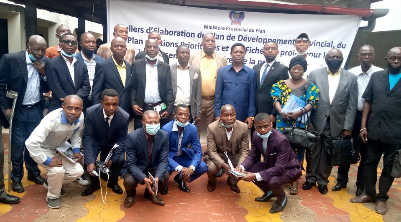 Au Kasaï, les participants de l'atelier d'élaboration du plan de développement provincial