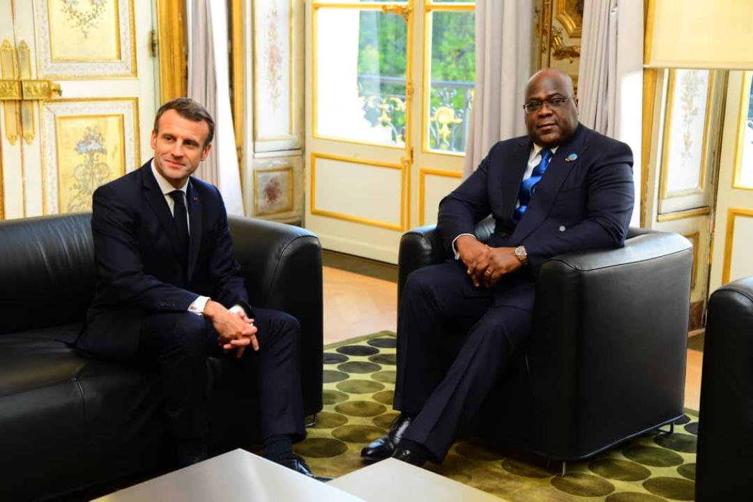 Félix Tshisekedi et Emmanuel Macron rencontre à l'Elysée