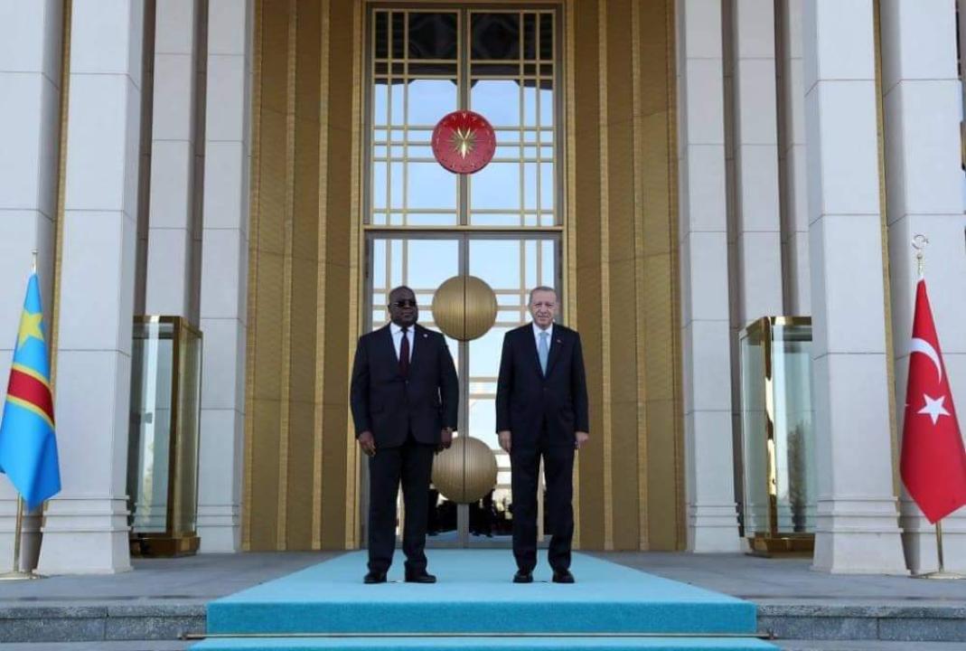 Félix Tshisekedi et Recep Tayyip Erdogan signent trois accords bilatéraux à Ankara