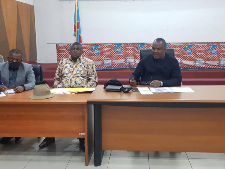 Corneille Nangaa à la réunion de ce vendredi 17 septembre