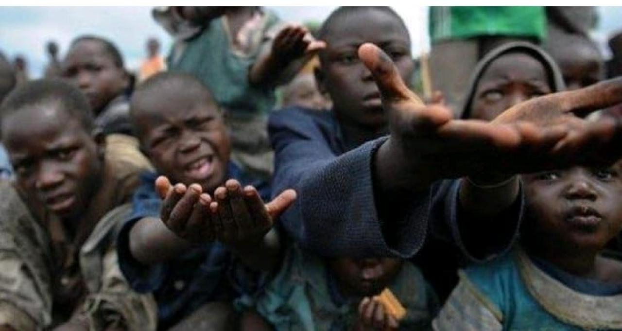Quelques enfants frappés par la famine en RDC [ Photo d'illustration ]