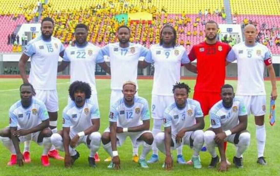 Les léopards de la RDC lors du match face au Bénin.