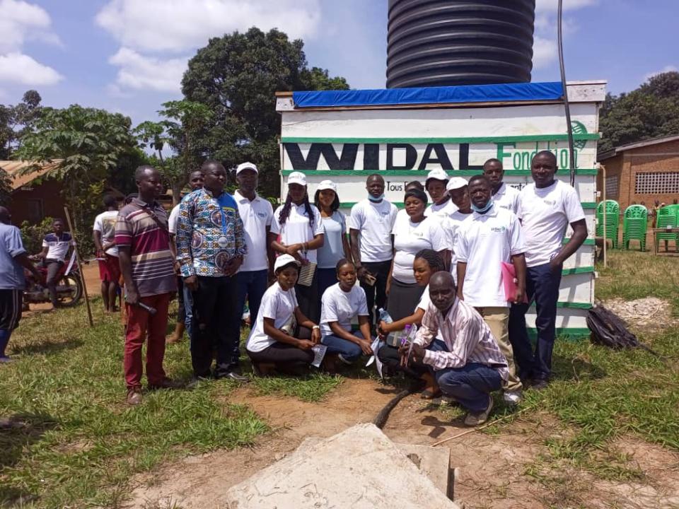 Les membres de la Fondation Widal section/ Haut-Uele