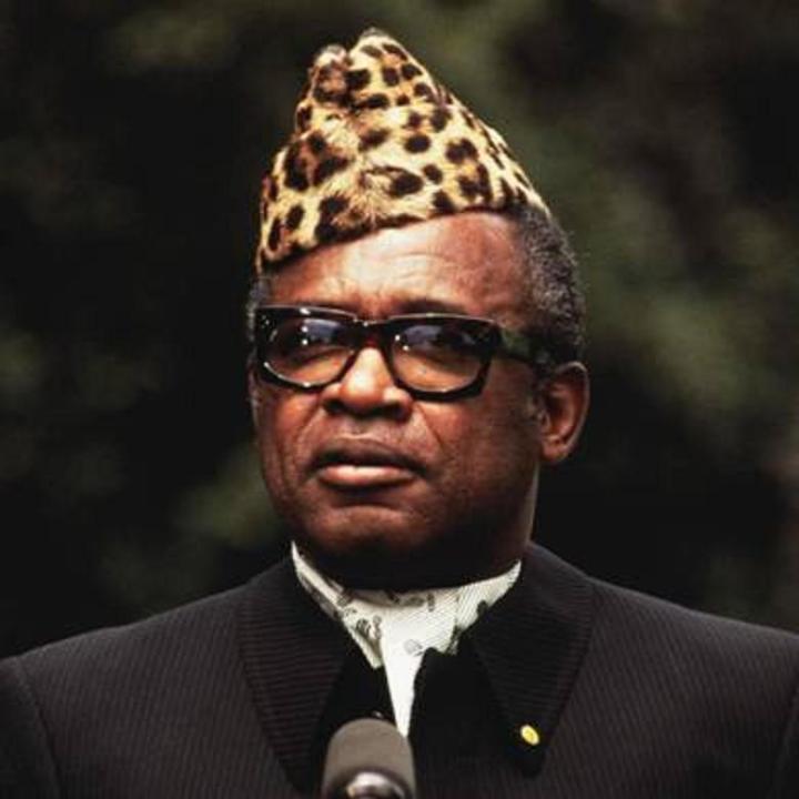 Mobutu Sese seko ex président du Zaïre (Actuel RD Congo)